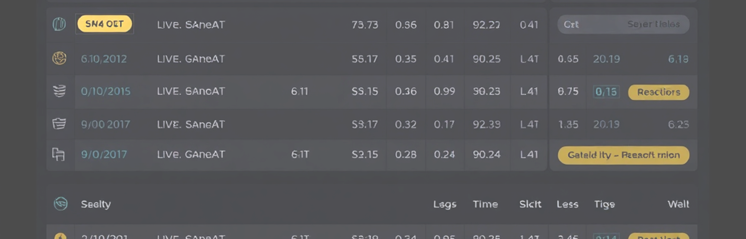Live Betting Interface